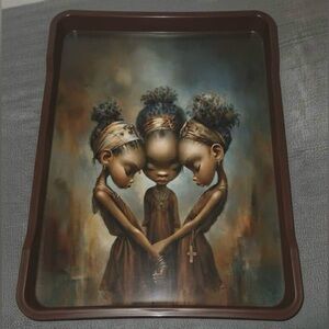 NORE’S NOVELTIES Handcrafted Decorative Serving/ Vanity Tray “COVENANT”